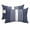 MidnightBlue, variant on Chaise Lounge Headrest Pillow 2 Pack, Vintage Striped Waterproof Chair Pillows with Insert & Adjustable Elastic Strap for Beach Pool Recliner, Midnight Blue Modern Simple Lines Outdoor Patio Pillow