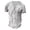 White, variant on Men T Shirt Summer Retro Short Sleeve Tee with Button Placket and Small Print for Everyday Comfort and Classic Style