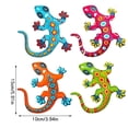 thumbnail image 2 of Wall Hanging Decor Gecko Wall Art 6X4 Inch Colorful Acrylic Whimsical Hanging Wall Decor for Home Living Room Bedroom Wall Decorations 4 Piece Set, 2 of 5