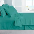 thumbnail image 1 of Ensemble de draps de luxe Swift Home 6 pièces avec taie d'oreiller additionnelle, Double, Bleu Larkspur, 1 of 8
