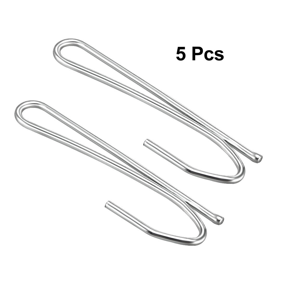 Curtain Hooks Metal Single Prongs Pinch Pleat For Drapes Tapes