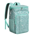 thumbnail image 1 of Abstract Floral Watercolor Spring Pattern Backpack Cooler - 20L High Capacity for Parties and Road Trips, 1 of 3