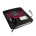 thumbnail image 2 of HELLHERO Skull and Rose Pattern Design Book Cover Sleeve with Decorative Design Polyester Fabric Book Sleeve Cover with Waterproof for Office Protector Wrap Bag, 2 of 8