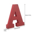 thumbnail image 2 of GARVALON 1Pack Wooden Craft Letter Sign Desktop Decoration Vintage Style, 2 of 8