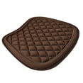 thumbnail image 3 of Generic Cojín del Asiento Delantero del Coche Protector del Asiento Delantero Funda de Asiento Transpirable Asiento Color café, 3 of 8