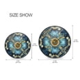 thumbnail image 2 of BZSMCE Wall Clock Acrylic Size：9.5*9.5in/11.9*11.9in Spirals Of Serenity Design Pattern Clock, 2 of 10