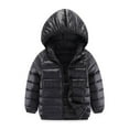 thumbnail image 2 of AherBiu Teen Girls Clothes Unisex Puffer Jackets Lightweight Winter Coats Boys Zip up Hooded Outwear, 2 of 3