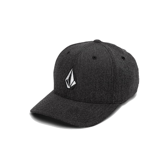 Full Stone Heather Flexfit Curved Peak Cap [Charcoal Heather]