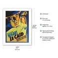 thumbnail image 2 of The Big Shot (Le Caid) - Staring Humphrey Bogart - Vintage French Film Noir Movie Poster by Boris Grinsson c.1942 - Bamboo Fine Art 290gsm Paper (Unframed) 17x22in, 2 of 4
