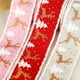 thumbnail image 4 of Inteprter Cinta de Navidad de 5 metros de ancho para envolver regalos, cintas anchas para adornos de tarjetas de coronas de árbol de pastel de Navidad Kits de decoración para fiestas Rojo Inteprter HA042656-01, 4 of 6