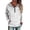 White, variant on Vedolay Tops Women's Long Sleeve Sweatshirts Casual Crewneck Loose Fit Pollover Hoodie Fall Cute Tops,Brown XL