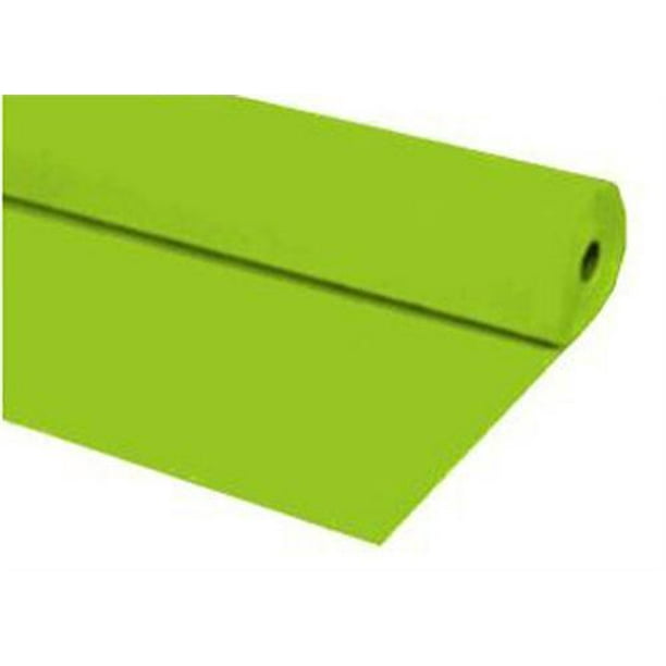 Apple Green Disposable Plastic Table Cover Roll 40 x 100 ft Party