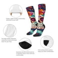 thumbnail image 3 of Logiee Dead Day Party Print Gift Stocking Stuffers,Adult Stockings,Novelty Socks,Funny Socks Birthday Running Walking Sleeping, 3 of 6