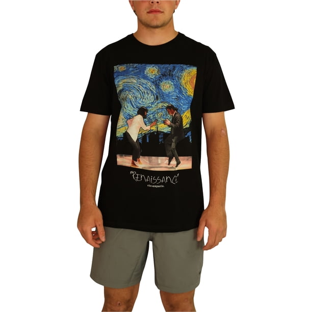 Elevenparis Mens Renaissance Graphic T-Shirt black 2XL