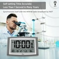 thumbnail image 3 of Reloj WalLarge Atomic digital de 12,5 pulgadas, temperatura interior y exterior, 3 of 7