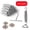 Sliver, variant on Qunbio 5.5'' Trampoline Springs, 24 Pcs Heavy-Duty Galvanized Steel Replacement Trampoline Springs with V-Ring
