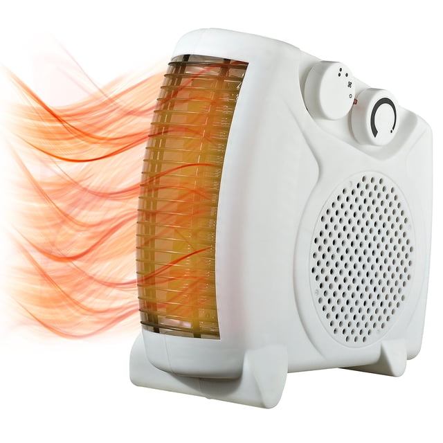 Calefactor Beckon TURBO HEATER compacto 750W 1500W recámara baño