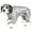 Grey, variant on Helios Thunder-crackle Full-Body Waded-Plush Adjustable and 3M Reflective Dog Jacket