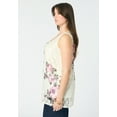 thumbnail image 3 of Roaman's Women's Plus Size Printed Lace Tank, 3 of 3