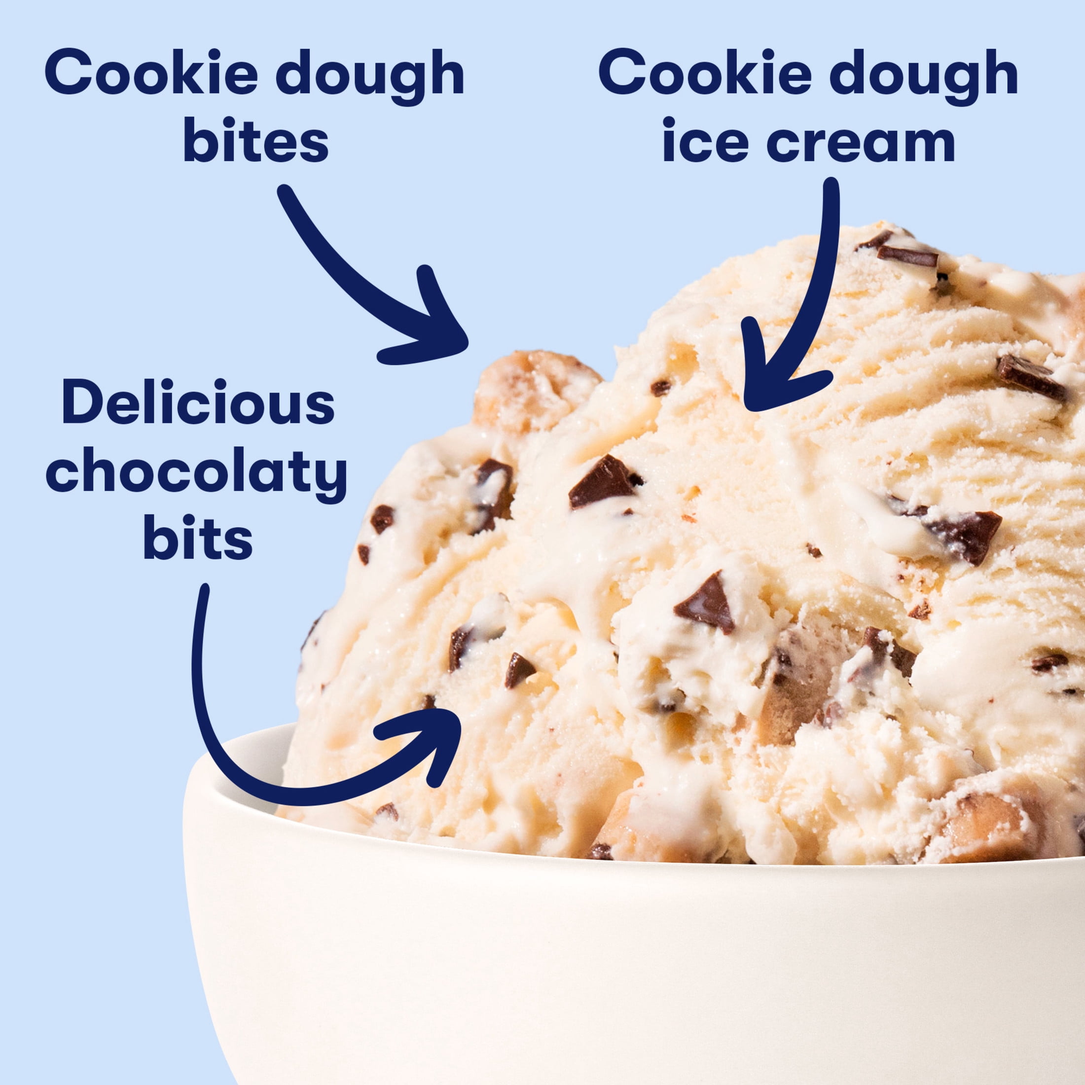 Tillamook Chocolate Chip Cookie Dough Ice Cream, 48 oz
