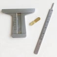 thumbnail image 4 of 2X Car Tire Pattern Measuring Ruler Mini Stainless Steel Inspection Ruler Pattern Depth Inspection Vernier Caliper Tools, 4 of 6
