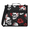 Multicolor 1, variant on Herdesigns Space Rocket Galaxy Zipper Binder with Shoulder Strap, Waterproof 1.5 Inch 3 D-Ring Binder Organizer Bag, Fits 13 Inch Laptop for Work,
