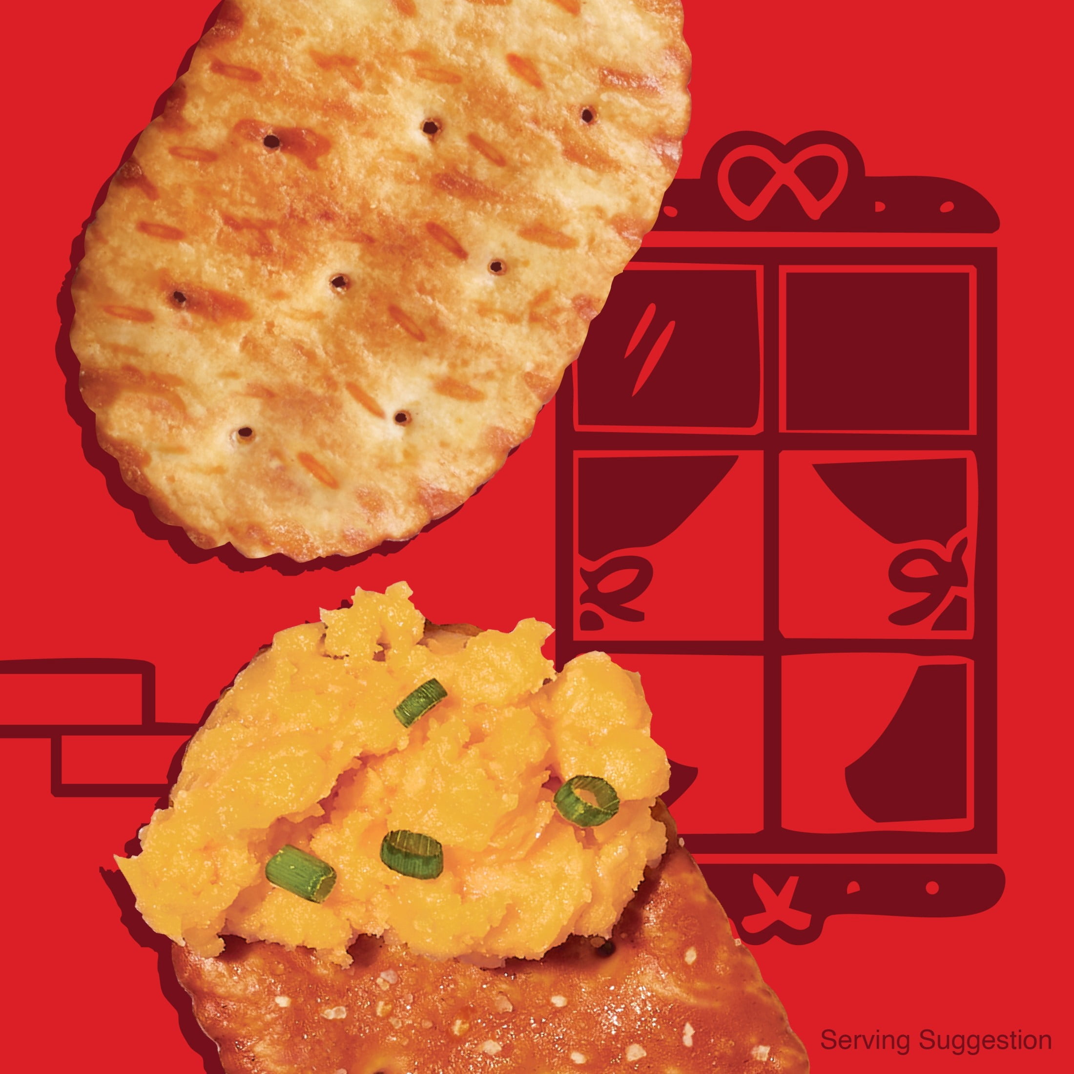 Town House FlipSides Original Oven Baked Crackers, Salty Snacks, 9.2 oz