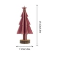thumbnail image 3 of Mini Árbol de Navidad Hot6sl Madera con Decoración para Mesa, 3 of 5