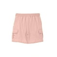 thumbnail image 5 of Tdoqot Boys Cargo Shorts with Pockets- Baggy Elastic Waist Summer Casual Kids Drawstring Shorts Pink Size 6, 5 of 5