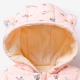 thumbnail image 4 of Odeerbi Reduced Baby Boys Girls Coats Outerwear Jackets Toddler Cute Fashion Pattern Plush Winter Keep Warm Hooded Zipper Jacket, 4 of 5