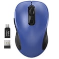 thumbnail image 1 of Mouse Inalambrico WisFox M01 Ergonomico 2.4GHz 1600 DPI 6 Botones Receptor USB, 1 of 5