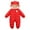 Red, variant on PINQI Toddler Coat Baby Winter Warm Hooded Thick Down Jumpsuit Romper Jacket Thanksgiving Christmas Overcoat for Boys and Girls
