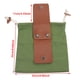 thumbnail image 4 of Bolsa de forraje Soidarity PU Cuero portátil negro caqui Verde oscuro marrón, 4 of 6