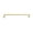 Satin Brass, variant on D950-18-SB Millennium 18" Center To Center Solid Brass Soft Square Appliance Handle