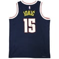 thumbnail image 2 of Denver Nuggets Nikola Jokic Autographed Blue Nike Swingman Icon Edition Jersey Size 48 JSA 221497, 2 of 2