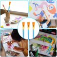 thumbnail image 5 of 10 pinceles planos para pintar, pincel para acuarela y gouache de, 5 of 5