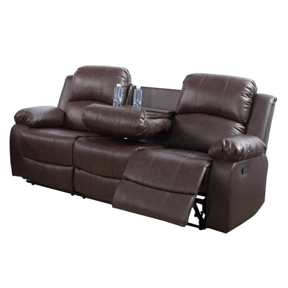 PonLiving Furniture Rena Living Room Manual Rocker Recliner / Fabric: Burgandy Rena Living Room Manual Rocker Recliner / Fabric: Burgandy