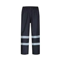 Ayfxijin Unisex Reflective Rain Pants With Fabric for Warmth Wear Resistance Breathability Cycling Rain Pants
