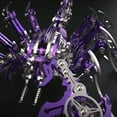 thumbnail image 3 of Puzle 3D de metal Scorpion Konhaof Purple para adultos con colores, 3 of 6