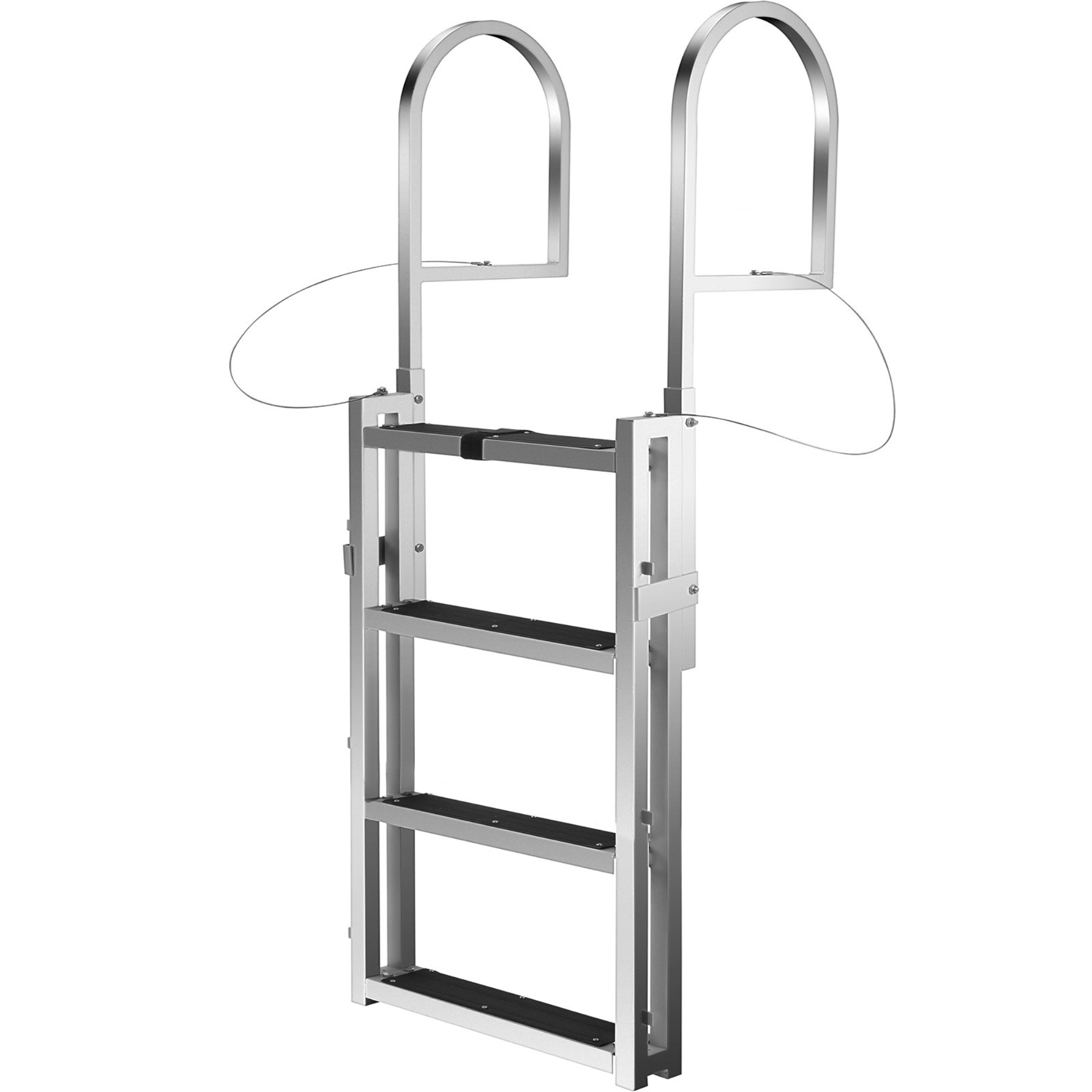 Vevor Aluminum Dock Ladder Boat Ladder 4step Sliding Ladderfor Dock