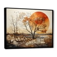 thumbnail image 2 of Designart "Baobab Tree euphony I" Floral Floater Framed Canvas Wall Art, 2 of 7