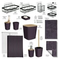 thumbnail image 2 of Hearth & Harbor 27 Piece Bamboo Bathroom Sets, Purple Bathroom Accessories Set with Bathroom Rugs and Shower Caddy Set, 2 of 8