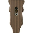 thumbnail image 4 of Ekena Millwork 3"W x 1 3/4"D x 6"H Extra Small Acanthus Pilaster Wood Corbel, Walnut, 4 of 4
