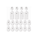 thumbnail image 1 of Almohadillas De Electrodos Para Electroestimulador 20 Piezas Blanco, 1 of 5