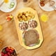 thumbnail image 1 of Bandeja de plástico octogonal antideslizante, apta para restaurantes, duradera, ligera, para el hogar, comida rápida, cafeterías, servicios de alimentación, bandeja para servir, uso comercial., 1 of 9