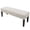 Ivory white M, variant on Stretch Dining Bench Cover, Removable Washable Bench Slipcover for Rectangular Benches Chairs, Seat Cushion Protector for Kitchen Bedroom Hotel Banquet, Stretch Seat Cover, Ivory white M