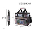 thumbnail image 3 of FORMRS Insulated Cooler Bag 24 Cans Capacity Soft Leakproof Lunch Box with Side Pockets, Green Boat, 3 of 7