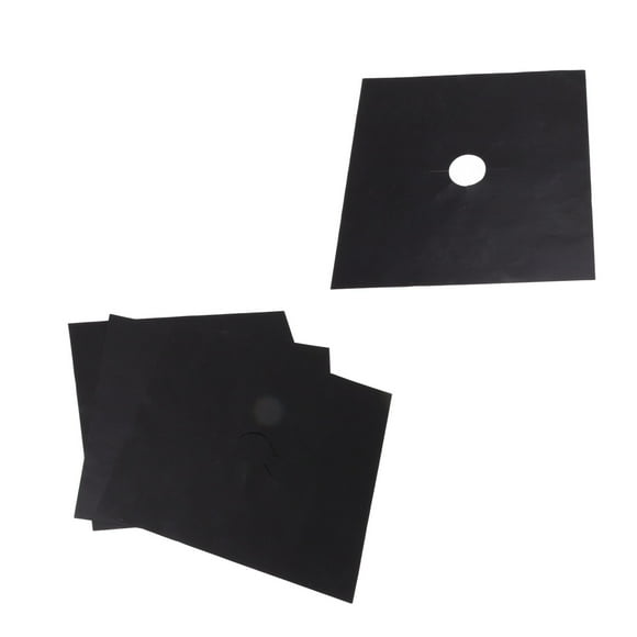 Cubierta para estufa de gas, 4 piezas, cubierta para quemador de estufa, accesorio de cocina, cubierta para quemador de estufa, características de vanguardia
