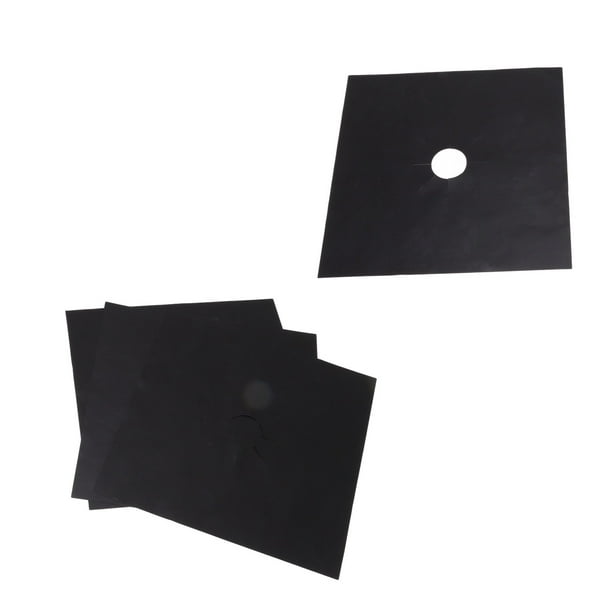 Cubierta para estufa de gas, 4 piezas, cubierta para quemador de estufa, accesorio de cocina, cubierta para quemador de estufa, características de vanguardia