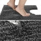 thumbnail image 2 of Alfombra de baño Yimobra en forma de U, felpilla, 60 x 50 cm, gris oscuro, 2 of 7